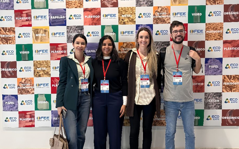 Em São Paulo, equipe do Cispar participa da Eco Expo, evento voltado à gestão de resíduos sólidos